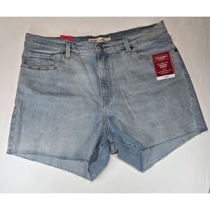 Levi Strauss Signature Vintage Original Shorts Womens 16 W33 Mid Rise Stretch De